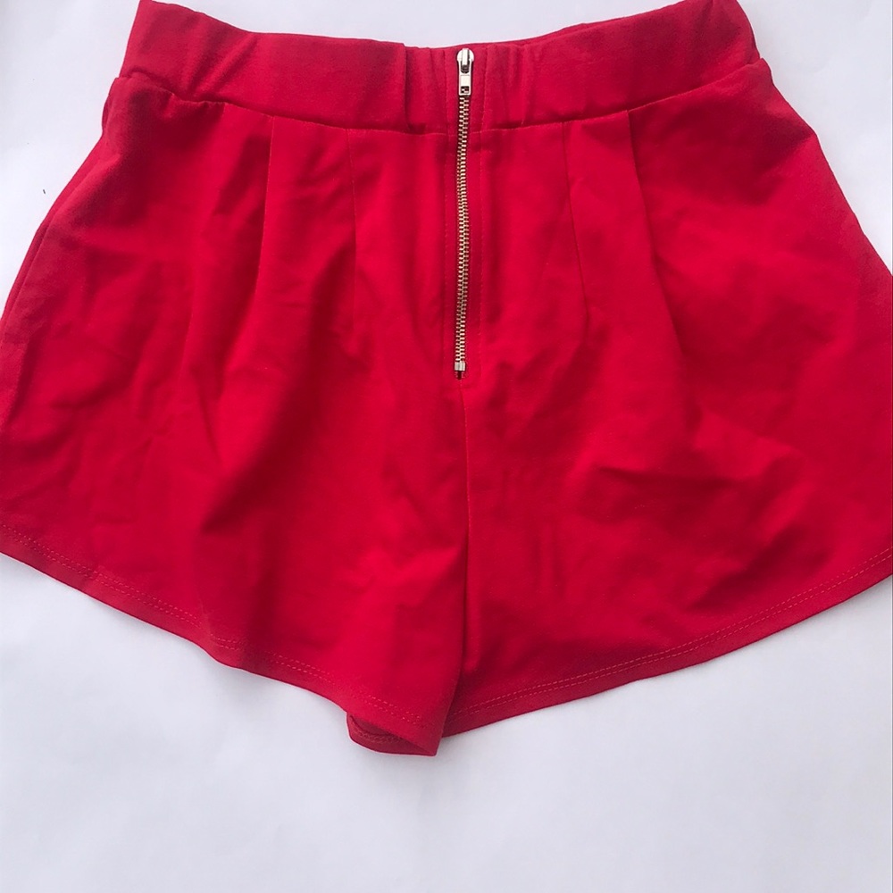 Red shorts